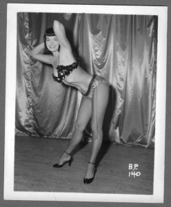 Showgirl Betty Page
