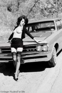 Vintage Car Girl