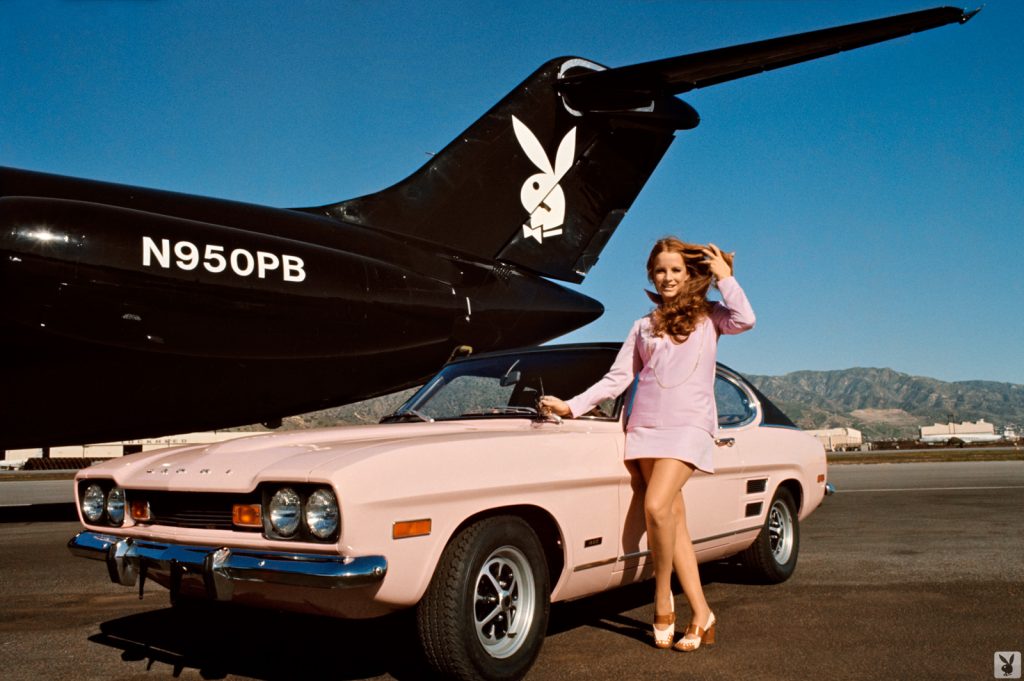 _Claudia with the Playboy Jet