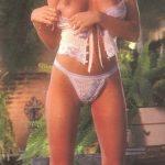 Kym Malin – white bustier