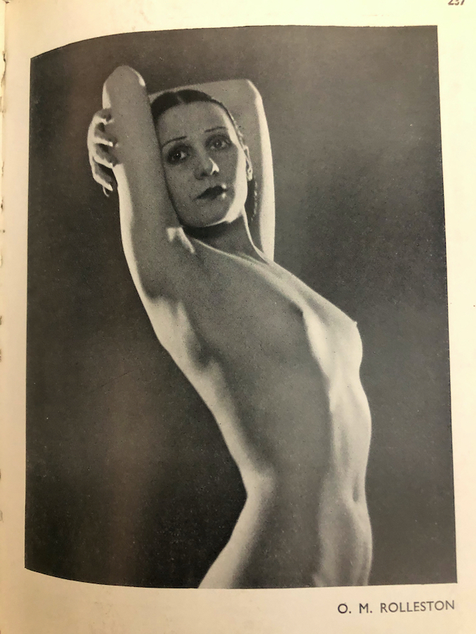 Vintage nude photo By O.M. Rolleston